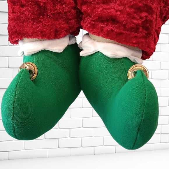 Jingle Bear Elf Plays "Jingle Bell Rock" Large 20" - Picture 4 of 8